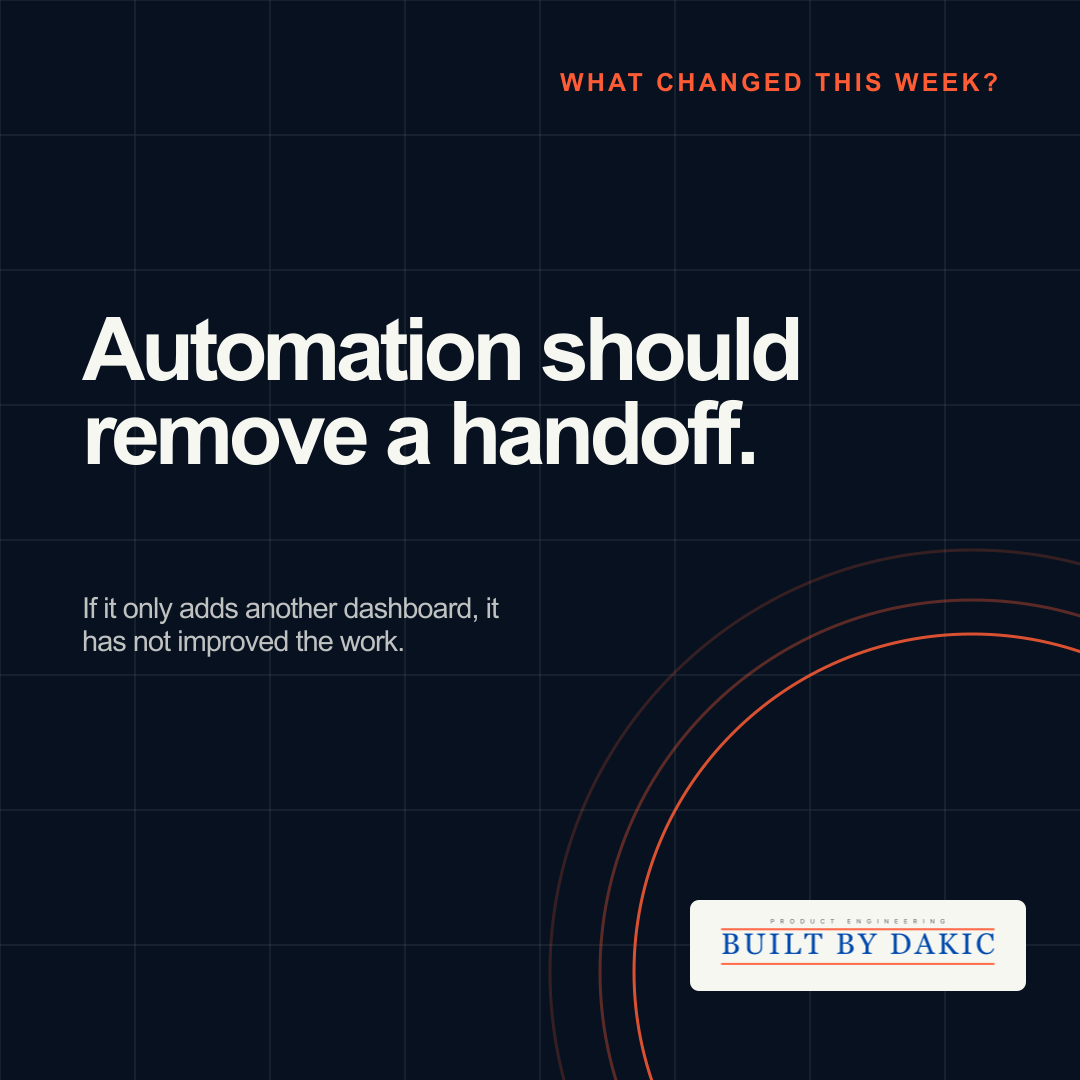 Campaign tile stating that automation should remove a handoff